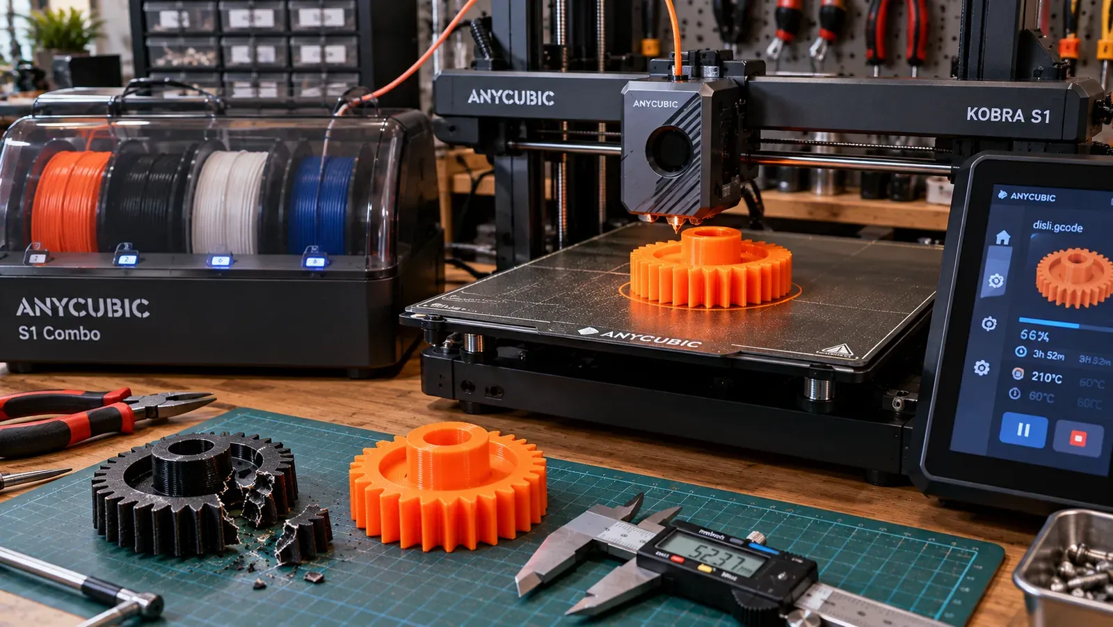 3D baskı ile parça üretimi — Kısakürek Teknik Atölye